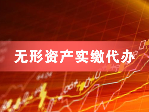 四会无形资产实缴资本代办