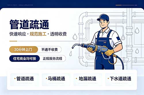 四会管道疏通