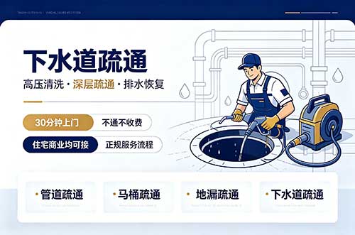 四会下水道疏通